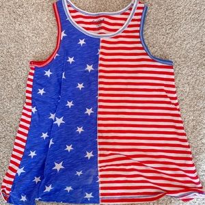 Cat & Jack American Flag Tank Top